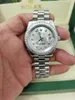 Con papeles de caja Reloj de alta calidad Nueva versión Oro blanco de 18 quilates Bisel de diamantes Dial de 40 mm Reloj automático de moda para hombres Reloj de pulsera GD 2813