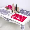 Table Mats 12 Christmas Decoration Creative PVC Printed Place Mat 6