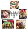 Backenwerkzeuge 3 Teile/satz Blume Icing Friedliche Düsen Hause Kugel Ball Kuchen Dekoration Küche Gebäck Cupcake