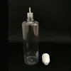 زجاجة إبرة الحيوانات الأليفة 5 مل زجاجة قطرة بلاستيكية صافية 5 مل e زجاجة سائلة ل e-juice eliquid زجاجات الضغط