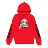 Heren hoodies anime jujutsu kaisen gojo satoru manga man vrouwen unisex pullover fleece warm sweatshirt harajuku dropship kleren xxxl