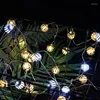 Snaren LED -lichten String Marokkaanse kleine kleur waterdichte warm licht meisje hart batterij feestje kerstdecoratie tuin