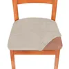 Fodere per sedie Fodera in tessuto di velluto per sala da pranzo Fodera elastica elastica per banchetti domestici El Kitchen Decor