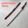 만화 피겨 애니메이션 코스프레 1 1 Wado Ichimonji Roronoa Zoro Sword 무기 무장 Katana Espada Wood Ninja Knake Samurai Sword Prop249H