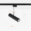 Deckenleuchten Schwarz Weiß Einstellbarer Fokus Spotlight Blende LED-Schiene Für Kommerzielle Restaurantbar Mit Schwerpunkt Bühnentheater