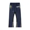 Męskie spodnie galerie Dept Projektantki dresowe sport 7216b Painted Flare Swep Pant ręcznie pomalowany platforma Patchwork Men Andybxk