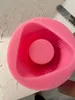 Candles Creative Fold Twisted Vase Concrete Silicone Mould Pen holder mould Perfume candle gypsum cup 221108