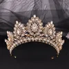 Tocados Corona nupcial Exquisito Diamante Banda para el cabello de lujo Accesorios para vestido de novia Tocado