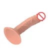 Toys sexuels Skin Sential Nouveau pénis réaliste Super énorme Big Dildo avec aspiration pour femme Produits sexuels Masturbation Female DZ435318722