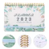 Planner Book Monthly Notebook Weekly Daily Notepad Schedule Spiral Calendar Journalacademic Planning English Coil 2024