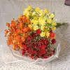 Dekorative Blumen, 40 Köpfe/Bündel, Mini-Kunstblume, Babysbreath, handgefertigter Seidenstrauß, gefälschte Flore-Pflanzen, Heim-, Hochzeits-, Party-Dekoration