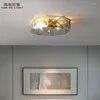 Ceiling Lights All Copper Light Luxury Lamp Simple Bedroom Living Room Dining Study Creative Personality Lighting