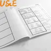 Notebook professionale per album di schizzi con modello di storyboard di animazione per schizzi di disegni di film e diario di scene di pianificazione