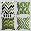 Pillow Case Outdoor Waterproof Pillowcase Polyester Abstract Print Cushion Cover Garden Chair Splash Proof Water Home 2023