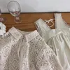 Meninas vestidos vestidos pulôver sem mangas moda designável moderna linda confortável confortável simples casual primavera crianças 221107