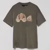 Koszulki damskie Niedźwiedzie T-shirt T-shirt krótkie rękawie dziewczynka top kobiet kobiet drukuj koszulki hip-hop unisex
