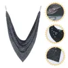 Pendant Necklaces 3pcs Scarf Necklace Sequins Tassel Collar Clavicle