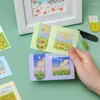 Oil Painting Magnetic Bookmark Student Notes Sorting Book Page Holder Double-Sided Paper Study Reading Folder Stationery Gift