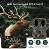 4K WIFI 812PRO Hunting Trail Cameras Outdoor Waterpersperme Video Video Recorder Versão do aplicativo de caça ao pátio de câmera infravermelha HD