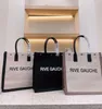 тренд Женская сумка Rive Gauche Tote сумка для покупок сумки верхнее белье Большие пляжные сумки Дизайнерские дорожные сумки через плечо Сумка через плечо Кошелек brandwomensbags