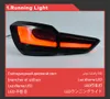 BMW X1 F48 F49 용 자동차 미등 LED 리어 램프 어셈블리 후면 조명 브레이크 달리기 안개 조명 액세서리