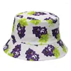 Wide Brim Hats 2022 Loissine extérieure féminine Summer Creative Végétal Princement Fisherman Hat 2657