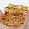Bangle Copper Bracelet And Bracelets For Women 4 Pieces Dubai Gold Color Muslim To Middle East Arabic Wedding Jewelry