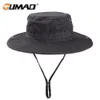 Chapéus ao ar livre Caso de pesca esportiva Protetor solar Visors Sun Bucket Camping Military Airsoft Ciclismo Tático Bob Brim Bonnie Men 221107