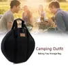 Outdoor Gadgets Frying Pan Bag Case 600D Oxford Grill Plate Carry Wear resistant Side Pocket BBQ Tool Beach Picnic Accessories 2215118090