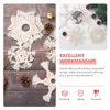 Christmas Decorations Hanging Macrame Decor Wall Snowflake Ornaments Winter Wedding Wonderland Pendantcar Tree Mini Party