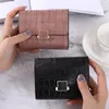 Femmes Embrayage Femelle Purse Clip Clip portefeuille Portefeuille de cartes Small Fashion Brand Coin Coin Purse Sac Carte Sac