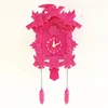 벽 시계 tingke 유럽 복고풍 목가적 스타일 뻐꾸기 새 시계 현대 집 거실 어린이 장식 펜던트
