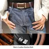 Cinture da uomo in stile business cinturino in pelle fibbia maschile per uomini jeans con cintura di alta qualità