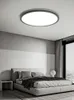 Plafondlampen extreem eenvoudige en ultradunne LED-lamp rond moderne balkon gangruimte dineren master slaapkamerlampen