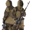 Running Sets Tactical Military Uniform Set Special Forces Rusland Gorka-3 Combat Battle-Traid Working Clothing Plus Maat