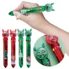 Christmas Ten-color Ballpoint Pen Cute Press Ballpoint Pens Holiday Kid Gift Home Xmas Ornament