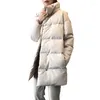 여자 트렌치 코트 솔리드 재킷 여성 겨울 면화 긴 소매