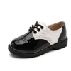 Sneakers vår sommar höst barn skor för pojkar flickor brittiska stil barns casual pu läder mode 221107