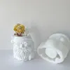 Kerzen Weihnachten Silikon Pflanzgefäß Form Weihnachtsmann Beton Blumentopf Zement Vase Kerzenhalter Glas Zwergtopf 221108