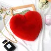 peach heart bag rabbit hair cute love bag women's handbag heart-shaped Plush bag women