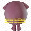 Papa Pig Animal Pink Pig Mascot Costume Adult Cartoon Character Outfit Suit Cut The Ribbon Promotional Events zz7836
