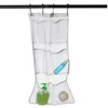 Storage Boxes 6 Pocket Hanging Organizers Bathroom Tub Shower Bath Mesh Organizer Caddy Bag With Hooks Home