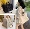 bHigh-end New Canvas Large Capacity Tote Women Shoulder Bag Cloth Shopper Bags Literary Fan Letter Pearl Big Shopping Bags2078