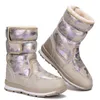 Bottes enfants neige peluche chaud bébé enfant en bas âge filles chaussures fourrure imperméable antidérapant garçons cheville enfant hiver 221107