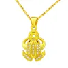 H￤nge halsband zirkon groda guld f￤rg charm uttalande h￤ngen djur smycken f￶r kvinnor mode boho halsband