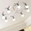 Pendant Lamps Creative Antlers LED Chandelier Living Room Lighting Bedroom Light Restaurant Indoor Lamp Factory Wholesale