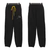 pantalones de hombre pantalones de ch￡ndal streetwear hip hop bordado de letras s￳lidas Leggings de deportes sueltos
