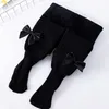 Baby Winter Warm Plush Leggins Infant Toddler Bowknot Tights Children Kids Soft Pantyhose 4 Colors