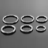 Navel Bell Button Rings 10PC ASTM F136 Neus Hoop Septum Piercing Clicker 12141618G20G Neusgat Scharnierende Segment Septo Helix Oorbellen 272t