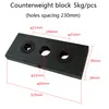 Équipements de fitness Accessoires Fer Blocs de contrepoids Barre de sélection Goupille de chargement LAT Pulldown Câble Système de poulie Câble Machine Attachement Musculation